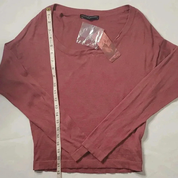 Peruvian connection  Alcapa Fine wool Blend szSmall BoatNeck Pullover…nwt - Picture 7 of 9